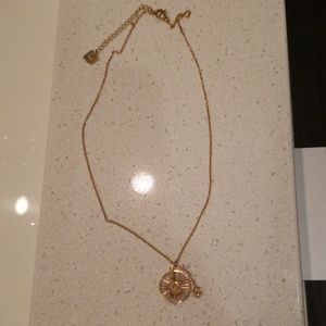 New Bike gold necklace